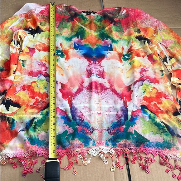 Sienna Rose Colorful Abstract Blouse - Picture 3 of 9
